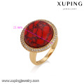 14765 xuping jóias graciosa18k banhado a ouro anel de noivado de moda para senhora